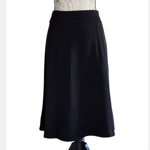Christopher&Banks Gored Black Skirt.